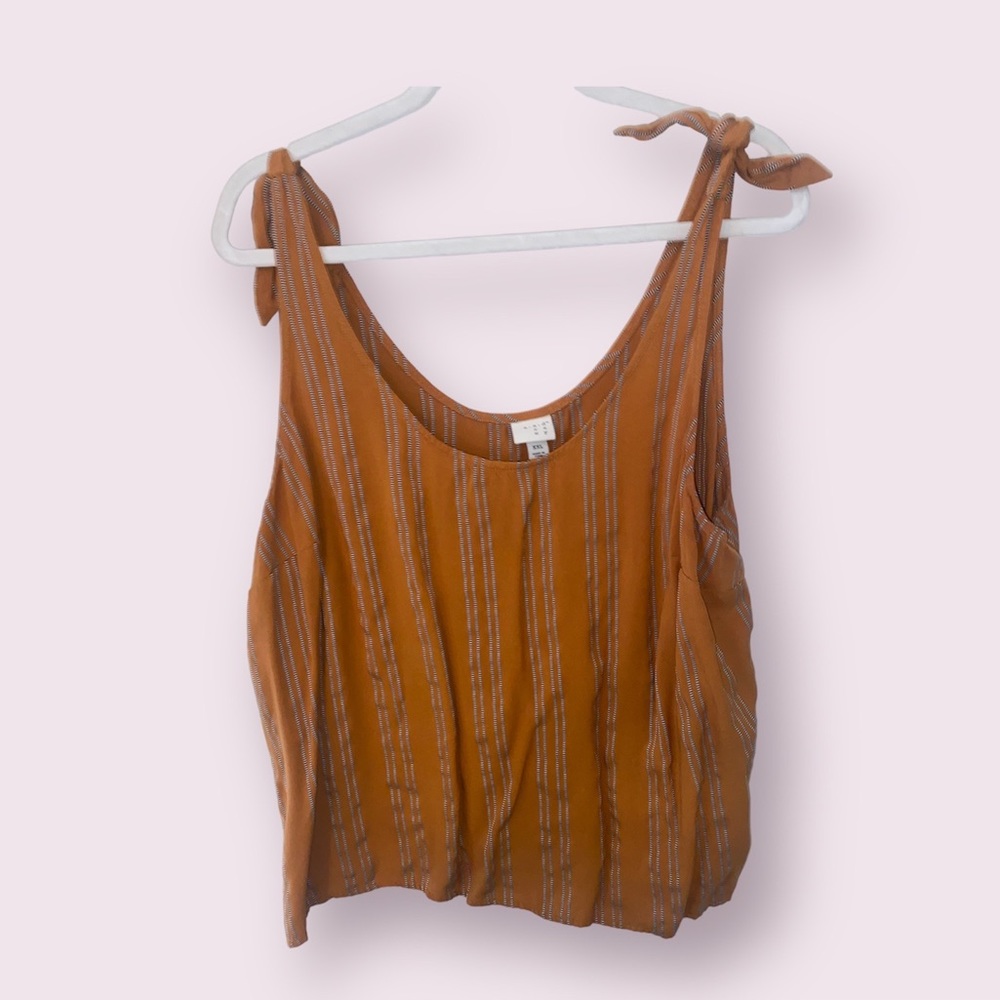 XXL Burnt Orange A New Day tank top